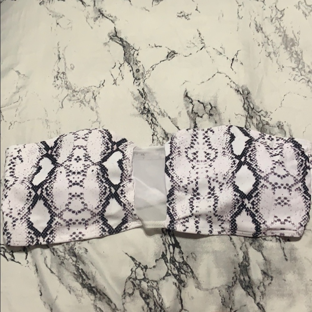 Shein Swimtop Rattlesnake